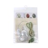 Olympus K9078 French Embroidered Brooch Kit, Green