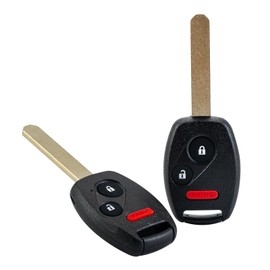 Key Fob Replacement Compatible for Honda CR-V 2007-2013 for Honda CR-Z 2011-2015 Smart Key Car Keyless Entry Remote Control MLBHLIK-1T 3 Button (Set of 2)