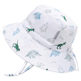 FUOITA UPF 50+ Baby Sun hat Baby Bucket hat with Strings Summer Sun Protection Toddler Beach Collapsible Sun hat for Kids