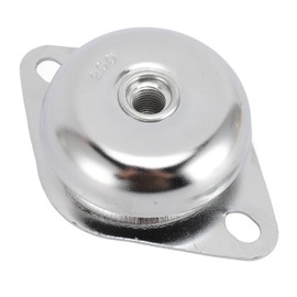 Anti Vibration Foot Pad, Stainless Steel and Rubber Shockproof Foot Pad with 200kg Load Capacity for Generators (M16 Bolt)