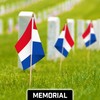 G128 12 Pack Handheld Netherlands Dutch Stick Flags | 12x18