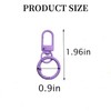 30 Pcs Lobster Claw Clasp, Keychain Clips Accessories Swivel Keychain
