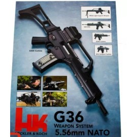 HK G36 Poster - 24" x 18"  - Limited Edition Print!