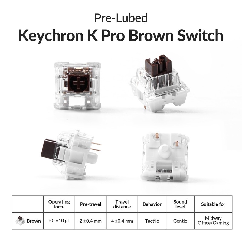 Keychron V2 Wired Custom Mechanical Keyboard, 65% Layout QMK/VIA Programmable