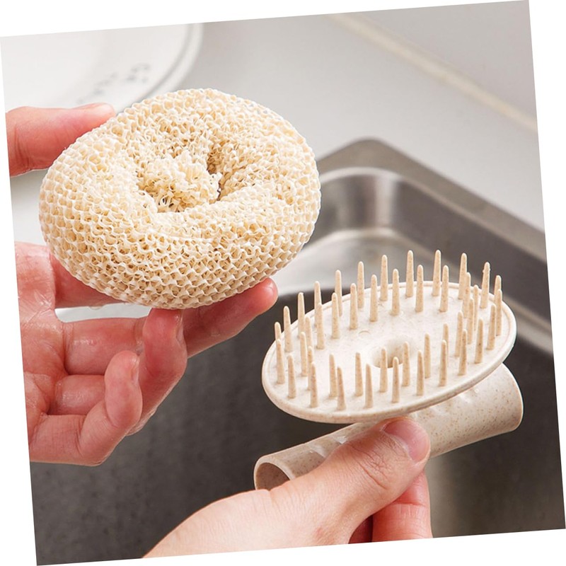 OATIPHO 1set Short Handle Kitchen Cleaning Brushes Durable Bowl Cleaning