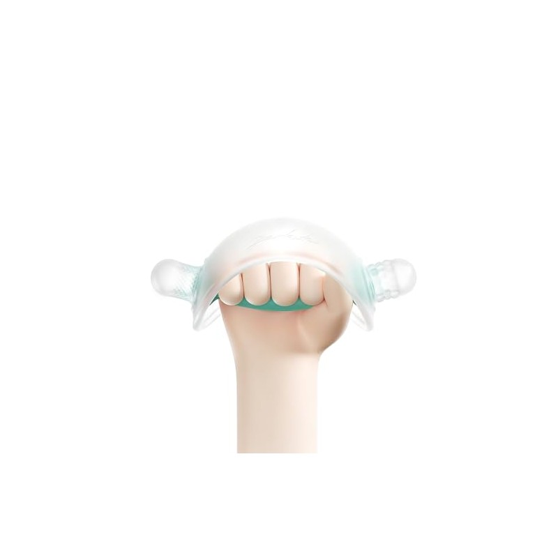 Garkoko Baby Teething Toys, No-Drop Silicone Baby Teether Toy for