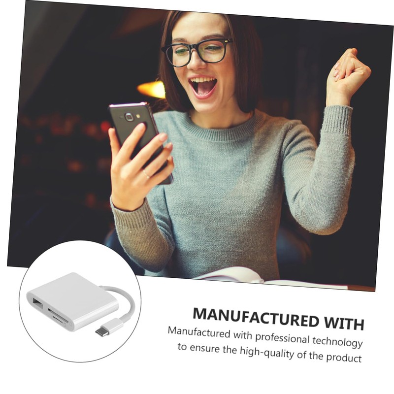 Operitacx USB Card Reader Adapter Compact OTG Reader for Phone