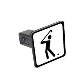 Graphics and More Golf Golfing Golfer Sign Symbol Tow Trailer Hitch Cover Plug Insert 1 1/4 inch (1.25")