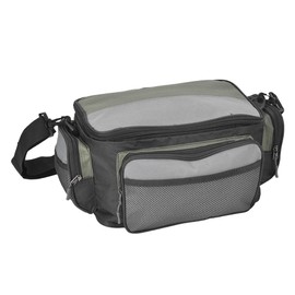 600D Oxford Fabric Square Waterproof High Capacity Outdoor Single Shoulder Fishing Tackle Carrier Storage Bag