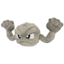 Sanei Boeki PP137 Pokémon All Star Collection Plush Toy, Geodude, Size S, W 7.9 x D 3.7 x H 5.9 in (20 × 9.5 × 15 cm)