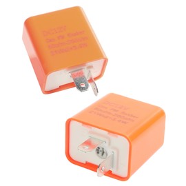 Flaconi 2 x electronic indicator relay for motorcycles, indicator relay LED, indicator relay, flasher indicator, LED flashing relay, suitable for indicator relay of automobiles and motorcycles