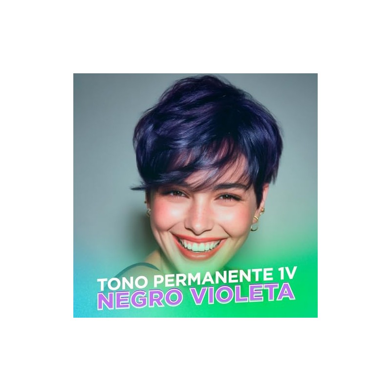 KÜÜL Color System Tono Negro Violeta Tinte Permanente, Hidratación 90