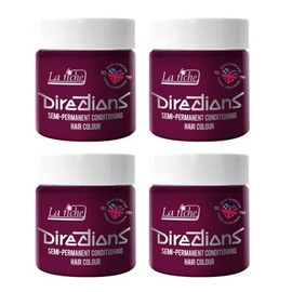 La Riche Directions Semi-Permanent Hair Colour 100ml Tin 4 Pack (Dark Tulip)