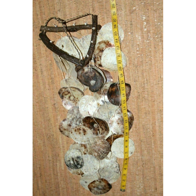 Large Seashell Windchime, Makes Mellow Tropical Breeze Sounds in The