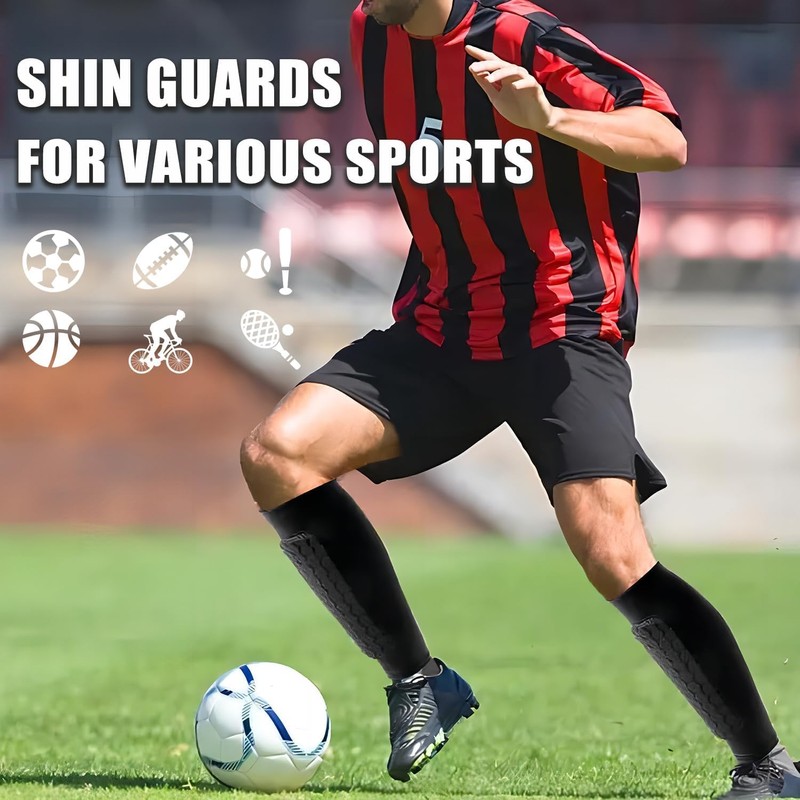 Shin Defender Shin Guards (Orange, S(Age 11-13))