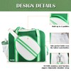 Amoswiz Pickleball Bags for Women, Green Pickle Ball Bag Tote,