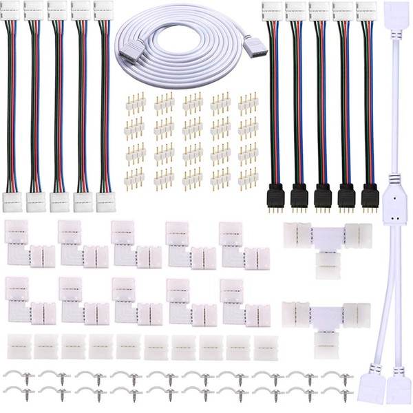 FSJEE FSJEE LED Stripe Verbinder 4 polig, LED Eckverbinder fr