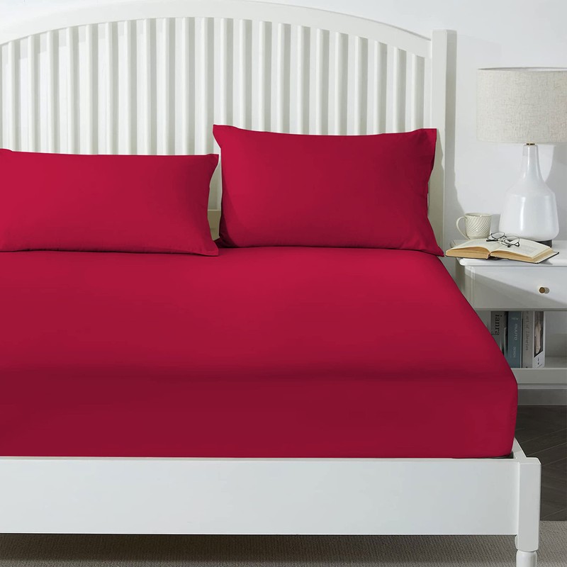 Yorkshire Bedding 25 Cm Fitted Bed Sheets - Super Soft