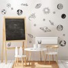 Tempaper Outer Space Peel and Stick Wall Decals, Black