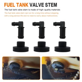 3 Pack Fuel Tank Stem 532139277 539110432 and Bushing Kit 532003645 3645J 532124952 Compatible for Husqvarna Craftsman AYP Poulan Poulan Pro Roper and Weed Eater by BLUE ELF