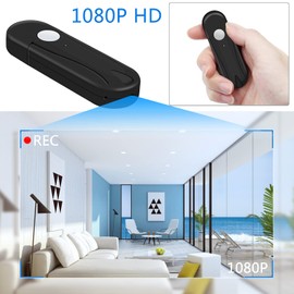 Portable Camera HD 1080P, Portable Small Camera Indoor and Outdoor, Micro Body Camera for Full HD Video, USB Video Camera Camcorder with Loop Recording for a Wide Range of Activities