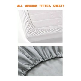 Elegant Comfort 4-Piece 1500 Thread Count Egyptian Quality Sheet Set Full Size