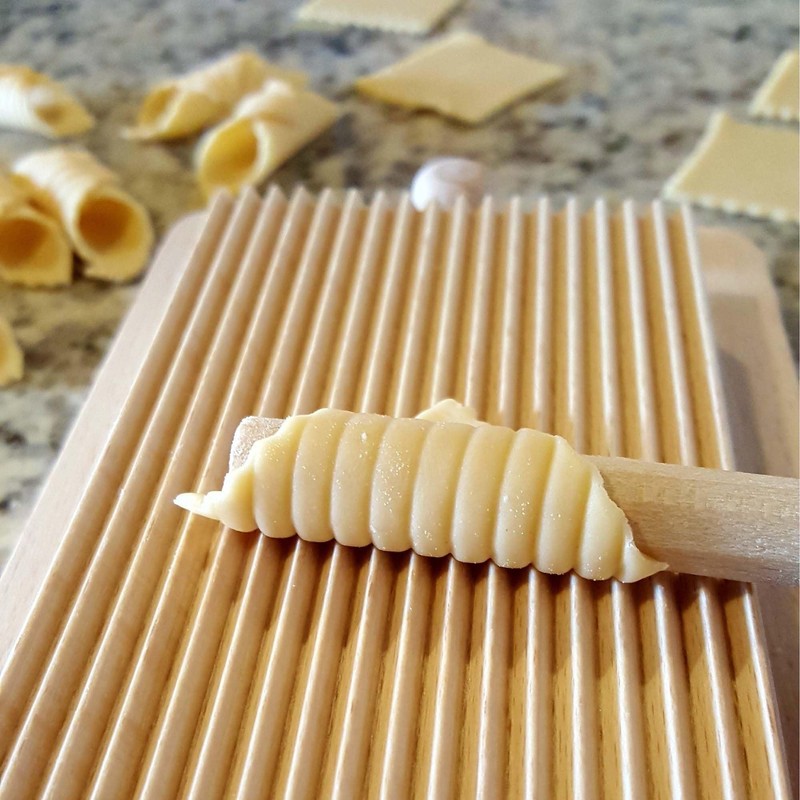 Fantes Cousin Allora’s Garganelli Maker, Made in Italy, Beechwood