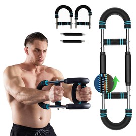 Twister Arm Trainer - Adjustable 50-90lb Resistance with High-Tensile Steel Spring, Portable Arm & Chest Workout Equipment for Forearm, Triceps Strength Training, Home Workout Equipmen for Men&Women