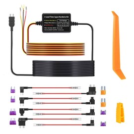 Cámara de espejo retrovisor 4K actualizada 2024, cámara de salpicadero con espejo, cámara de visión trasera inteligente Full HD 2160p (kit USB-Mini HARDWIRE)