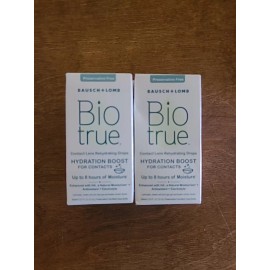 Biotrue 2-Biotrue Hydration Boost for Contact  0.33 fl oz Each Box. Expiration: 06/2025+