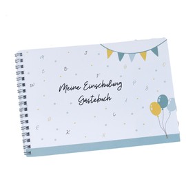 Gästebuch zur Einschulung 2024 | "Meine Einschulung" | Erinnerungsbuch für den ersten Schultag | Fotoalbum Schulbeginn | Schulanfang Buch