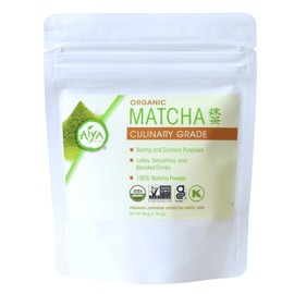 AIYA SINCE 1888 Té Verde Matcha Orgánico En Polvo De Grado Culinario Aiya, 50 G (1,76 Oz), Té Japonés Premium                                         