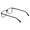 Vivid Designer Reading Eye Glasses 891 in Glossy Black/Crystal Clear