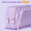 Euqvunn Pencil Case, Large Capacity Pen Case with 3 Compartments,
