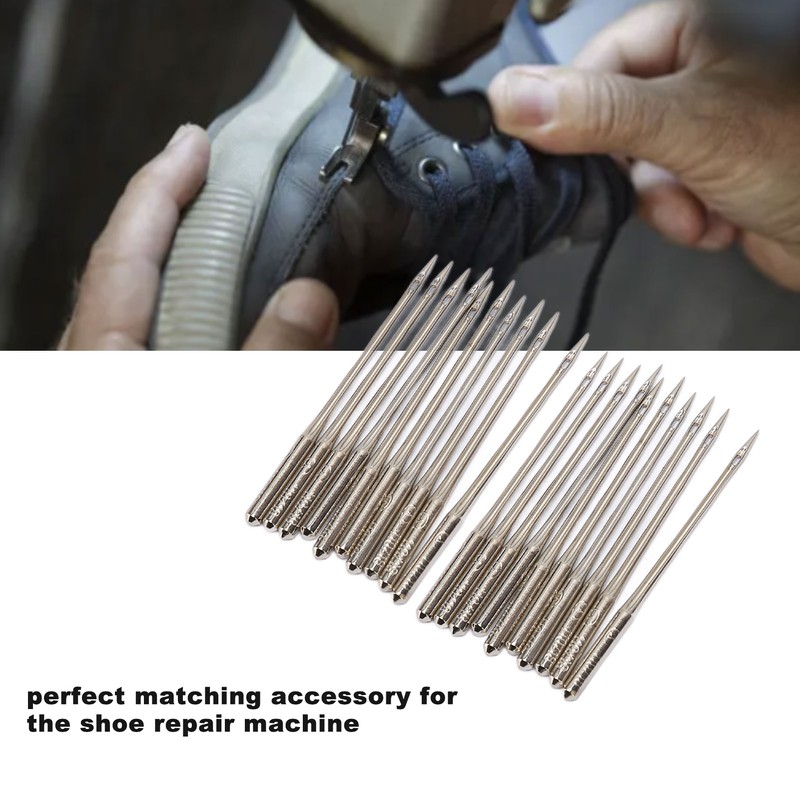 20Pcs Shoe Repair Machine Needle Stainless Steel High Hardness Easy