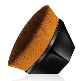 KROYWEN® Blush Brush for Makeup, Foundation Brush for Face Blush Liquid Powder Foundation Blusher Brush for Blending Liquid, Compact Powder Brush, Cream or Flawless Powder Cosmetics (Black)