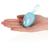 com-four® 12 x Easter eggs with sparkling sequins, sequin eggs