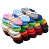 DELELE Solid Flat Shoelaces Hollow Thick Athletic Shoe Laces Strings