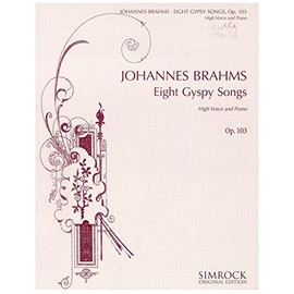 8 Gipsy Songs: op. 103. high Voice and Piano. aiguë.