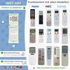 Wellclima WEC-HA1 Remote Control for Haier Air Conditioners for HEC,