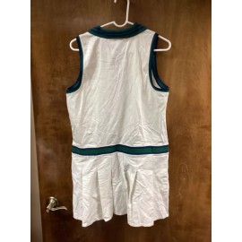 Prince Women NWT "PRINCE" green & white Pickleball dress w/ pleats. Size XS