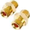 Hromee Welding Hose Coupler Adapter Set 9/16"-18 LH&RH for Oxygen