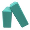TEEYAR Yoga Blocks Set of 2, 3 Sizes, 9.1 x
