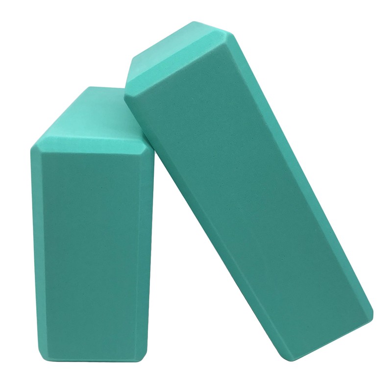 TEEYAR Yoga Blocks Set of 2, 3 Sizes, 9.1 x