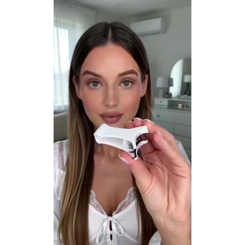 Pestarias Magneticas Reutilizables Sin Pegamento, 4 Estilos