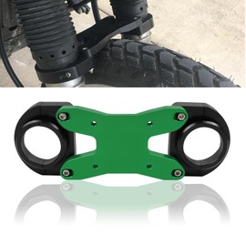 CHIFUN Front Fork Brace Compatible with Kawasaki KLR650 KLR 650 2008-2024 Aluminum Motorcycle Fork Balance Shock Accessories (Green)