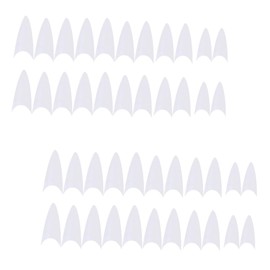 WOONEKY 500pcs Fake Nail Tips Long Artificial Fingernails Strong for Nail Art Home Salon Use