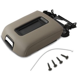 CNNELL Center Console lid Compatible with 2015-2019 Chevy Tahoe Chevy Suburban GMC Yukon GMC Yukon XL