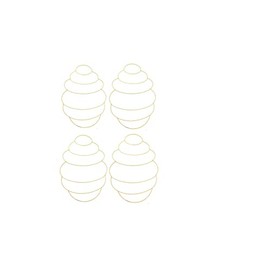 VE Floral Garden Metal Beehive Wire Wreath Form, 11.875x15.35 in. Bonus 100% Silicone PAD!!!! (Total -4 + Bonus Item)