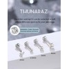 Flat Back Earrings Stud G23 Titanium Threadless Piercing Kit -